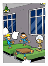 figyelmetlenség, humor